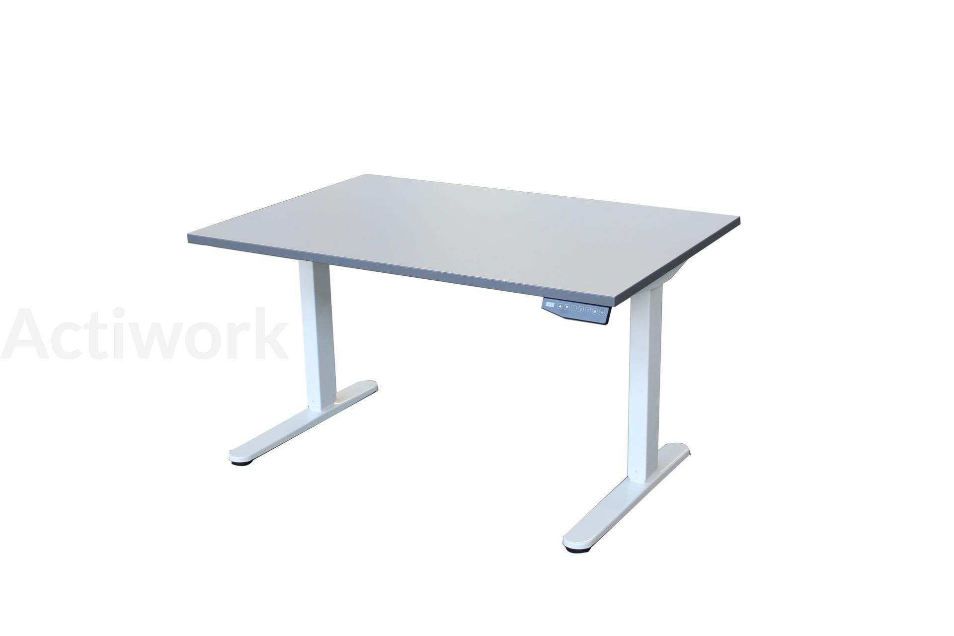 Dual Motor 3-stage single desk - SILVER