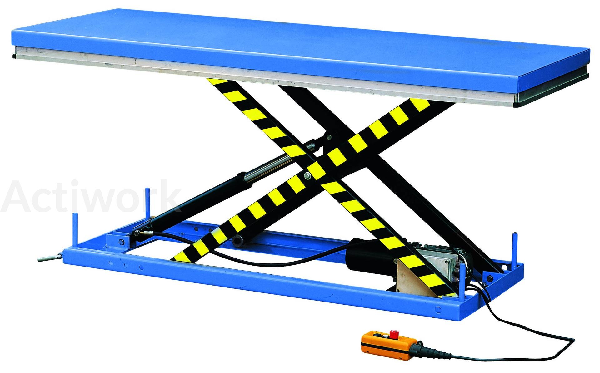 Table Ã©lÃ©v EUROSAVE Simple 500kg 1300x800 simp. ciseaux